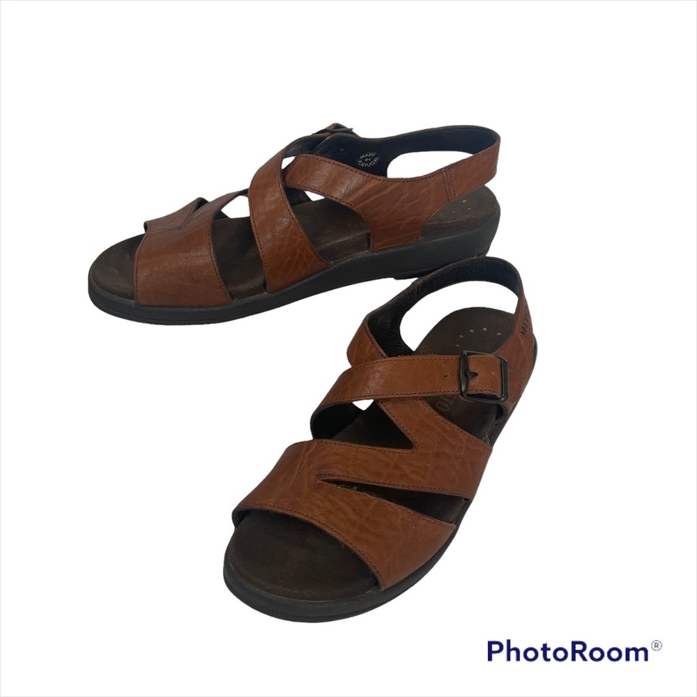 Mephisto Eva Altina Womens Brown Strappy Sandals Size 38
